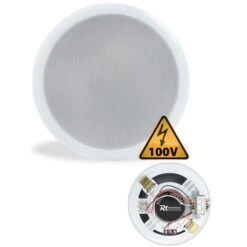 Nedis Vendite 39 2 ALTOPARLANTI SOFFITTO Ibride 100V 8 Ohm INCASSO CONTROSOFFITTO CARTONGESSO 17,5 CM BIANCO