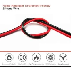 Nedis 20 Mt. CAVO CAVO PIATTINA ROSSO-NERO CASSE ACUSTICHE SEZIONE 2 X 0,50 DA SFILARE -Nedis Vendite 20 mt cavo cavo piattina rosso nero casse acustiche sezione 2 x 050 da sfilare 2