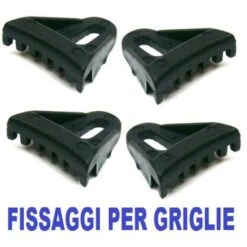 4 PZ. STAFFA FISSAGGIO GRIGLIE PER CASSE ACUSTICHE ATTIVE O PASSIVE