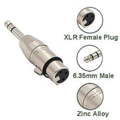 ADATTATORE XLR JACK 6,3 MM CANNON XLR FEMMINA JACK MASCHIO STEREO AUDIO 7 ADATTATORE XLR JACK 6,3 MM CANNON XLR FEMMINA JACK MASCHIO STEREO AUDIO -Nedis Vendite adattatore xlr jack 63 mm cannon xlr femmina jack maschio stereo audio 3