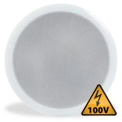 ALTOPARLANTE INCASSO IBRIDE 100V 8 Ohm SOFFITTO CONTROSOFFITTO CARTONGESSO 5" 17,5 CM