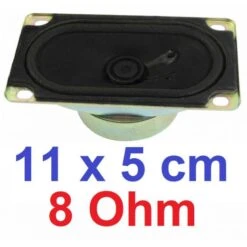 ALTOPARLANTE RICAMBIO 11 X 5 CM COASSIALE Casse Acustiche Tv Radio