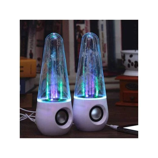ALTOPARLANTI PC CASSE ACUSTICHE DANZANTI SMARTPHONE EFFETTO ACQUA CON LED 2 ALTOPARLANTI PC CASSE ACUSTICHE DANZANTI SMARTPHONE EFFETTO ACQUA CON LED - immagine 2