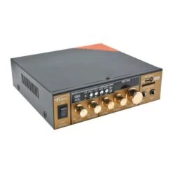 AMPLIFICATORE KARAOKE BLUETOOTH STEREO HIFI 2 CANALI DISPLAY USB SD GOLD ORO 8 AMPLIFICATORE KARAOKE BLUETOOTH STEREO HIFI 2 CANALI DISPLAY USB SD GOLD ORO -Nedis Vendite amplificatore karaoke bluetooth stereo hifi 2 canali display usb sd gold oro 2