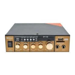 AMPLIFICATORE KARAOKE BLUETOOTH STEREO HIFI 2 CANALI DISPLAY USB SD GOLD ORO 10 AMPLIFICATORE KARAOKE BLUETOOTH STEREO HIFI 2 CANALI DISPLAY USB SD GOLD ORO -Nedis Vendite amplificatore karaoke bluetooth stereo hifi 2 canali display usb sd gold oro 4