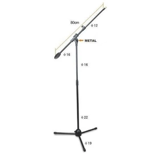 ASTA MICROFONICA PROFESSIONALE GIRAFFA Metallo PAVIMENTO BRACCIO ORIENTABILE Pro Series 2 ASTA MICROFONICA PROFESSIONALE GIRAFFA Metallo PAVIMENTO BRACCIO ORIENTABILE Pro Series - immagine 2