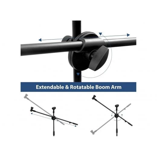 ASTA MICROFONICA PROFESSIONALE GIRAFFA Metallo PAVIMENTO BRACCIO ORIENTABILE Pro Series 6 ASTA MICROFONICA PROFESSIONALE GIRAFFA Metallo PAVIMENTO BRACCIO ORIENTABILE Pro Series - immagine 6