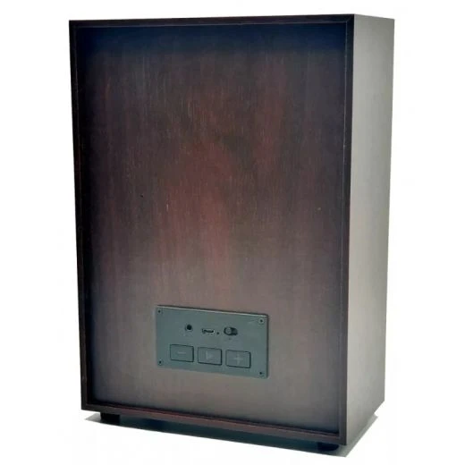 CASSA BLUETOOTH NOCE STILE VINTAGE RETRO' AMPLIFICATA ATTIVA PORTATILE BATTERIE 2 CASSA BLUETOOTH NOCE STILE VINTAGE RETRO' AMPLIFICATA ATTIVA PORTATILE BATTERIE - immagine 2