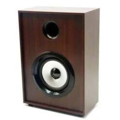 CASSA BLUETOOTH NOCE STILE VINTAGE RETRO' AMPLIFICATA ATTIVA PORTATILE BATTERIE