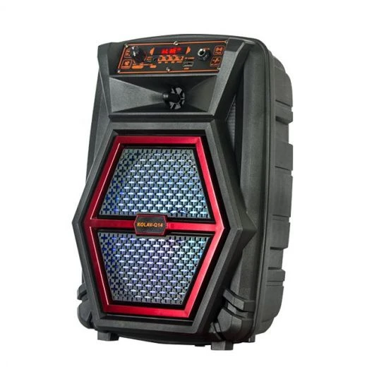 CASSA BLUETOOTH PORTATILE 8" CON LED MULTICOLOR BATTERIE RICARICABILI USB 2 CASSA BLUETOOTH PORTATILE 8" CON LED MULTICOLOR BATTERIE RICARICABILI USB - immagine 2