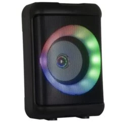 CASSA BLUETOOTH PORTATILE RICARICABILE 4" RADIO + USB/SD + INGRESSO MIC + LED