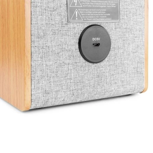 CASSA BLUETOOTH VINTAGE RETRO' AMPLIFICATA RICARICABILE ATTIVA PORTATILE 3 CASSA BLUETOOTH VINTAGE RETRO' AMPLIFICATA RICARICABILE ATTIVA PORTATILE - immagine 3