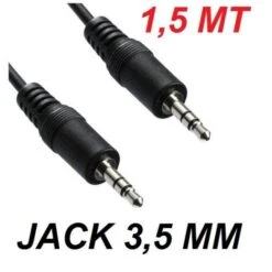 Nedis CAVO AUDIO AUX JACK 3,5 / JACK 3,5 DA 1,5 MT. Stereo Autoradio - Smartphone - Etc.