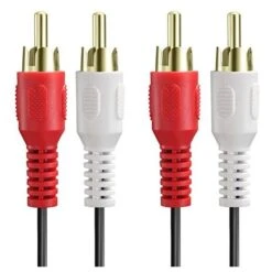 CAVO AUDIO RCA PROLUNGA MASCHIO SCHERMATO HQ 1,2 MT. SPINA M./M.