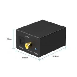 CONVERTITORE AUDIO DA DIGITALE AD ANALOGICO RCA COASSIALE TOSLINK 11 CONVERTITORE AUDIO DA DIGITALE AD ANALOGICO RCA COASSIALE TOSLINK -Nedis Vendite convertitore audio da digitale ad analogico rca coassiale toslink 5