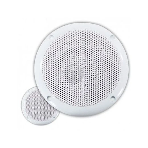 COPPIA ALTOPARLANTI TENUTA STAGNA 4" DIFFUSORI ESTERNO BIANCO BARCA INCASSO 3 COPPIA ALTOPARLANTI TENUTA STAGNA 4" DIFFUSORI ESTERNO BIANCO BARCA INCASSO - immagine 3