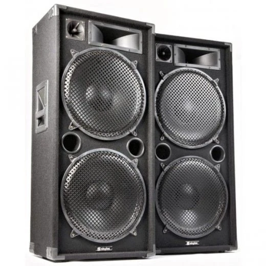 COPPIA CASSE PASSIVE 4000W DOPPI WOOFER 38 CM PER CASSA (4 X 15") 2 COPPIA CASSE PASSIVE 4000W DOPPI WOOFER 38 CM PER CASSA (4 X 15") - immagine 2