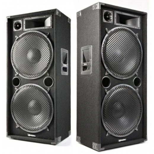 COPPIA CASSE PASSIVE 4000W DOPPI WOOFER 38 CM PER CASSA (4 X 15") 1 COPPIA CASSE PASSIVE 4000W DOPPI WOOFER 38 CM PER CASSA (4 X 15")