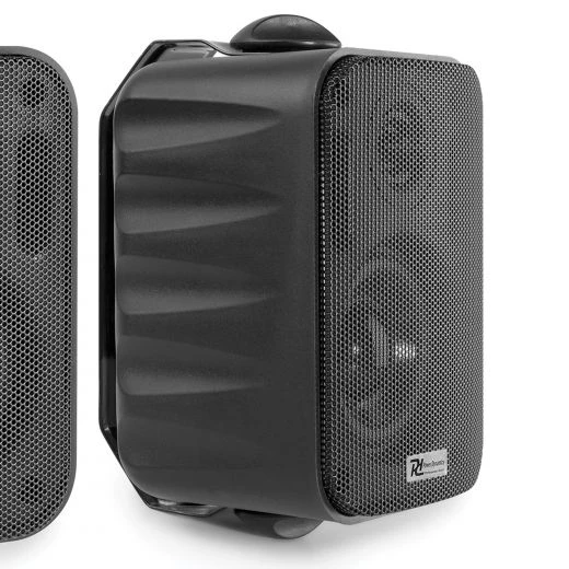 COPPIA DIFFUSORI 60W ALTOPARLANTI 8 Ohm PARETE TENUTA STAGNA IP56 ESTERNO NERE 2 COPPIA DIFFUSORI 60W ALTOPARLANTI 8 Ohm PARETE TENUTA STAGNA IP56 ESTERNO NERE - immagine 2