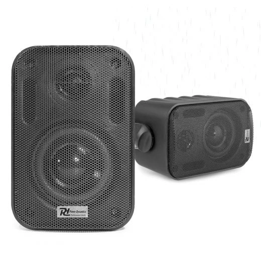 COPPIA DIFFUSORI 60W ALTOPARLANTI 8 Ohm PARETE TENUTA STAGNA IP56 ESTERNO NERE 1 COPPIA DIFFUSORI 60W ALTOPARLANTI 8 Ohm PARETE TENUTA STAGNA IP56 ESTERNO NERE