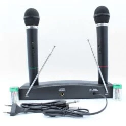 COPPIA MICROFONI WIRELESS FM SENZA FILO KARAOKE PARTY FESTE 9 COPPIA MICROFONI WIRELESS FM SENZA FILO KARAOKE PARTY FESTE -Nedis Vendite coppia microfoni wireless fm senza filo karaoke party feste 4