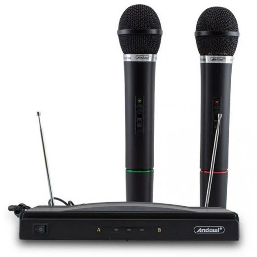 COPPIA MICROFONI WIRELESS FM SENZA FILO KARAOKE PARTY FESTE 1 COPPIA MICROFONI WIRELESS FM SENZA FILO KARAOKE PARTY FESTE