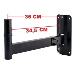 COPPIA SUPPORTI STAFFE A MURO PARETE UNIVERSALI CASSE ACUSTICHE 8 COPPIA SUPPORTI STAFFE A MURO PARETE UNIVERSALI CASSE ACUSTICHE -Nedis Vendite coppia supporti x casse acustiche a parete o muro art cp154003 2