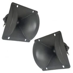 Coppia Tweeter Piezo Piezoelettrici Acuto Casse Acustiche Auto 8,5 X 8,5 Cm - 215w X 2