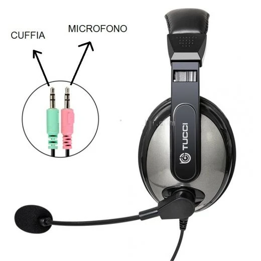 CUFFIA + MICROFONO PROFESSIONALE VIDEOLEZIONI DAD DIDATTICA DISTANZA Cuffie 2 CUFFIA + MICROFONO PROFESSIONALE VIDEOLEZIONI DAD DIDATTICA DISTANZA Cuffie - immagine 2