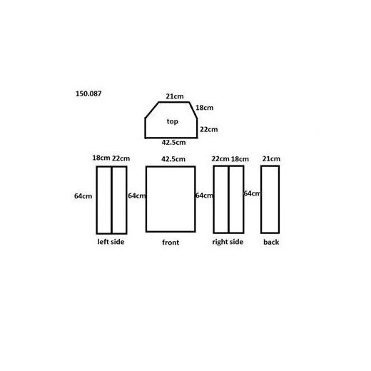 CUSTODIA PROTEZIONE COPERTURA SACCA X CASSE ACUSTICHE 15" BORSA DIM. 64x42x40 Cm 3 CUSTODIA PROTEZIONE COPERTURA SACCA X CASSE ACUSTICHE 15" BORSA DIM. 64x42x40 Cm - immagine 3