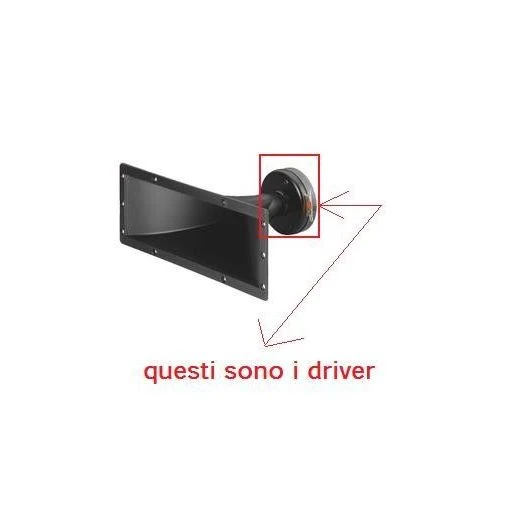 DRIVER TWEETER PIEZO ELETTRICO A VITE 120W ACUTO CASSE ACUSTICHE 2 DRIVER TWEETER PIEZO ELETTRICO A VITE 120W ACUTO CASSE ACUSTICHE - immagine 2