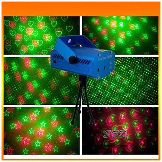 EFFETTO LUCE LASER CON TREPPIEDE CAMBIA FORME E COLORI 4 EFFETTO LUCE LASER CON TREPPIEDE CAMBIA FORME E COLORI - immagine 4