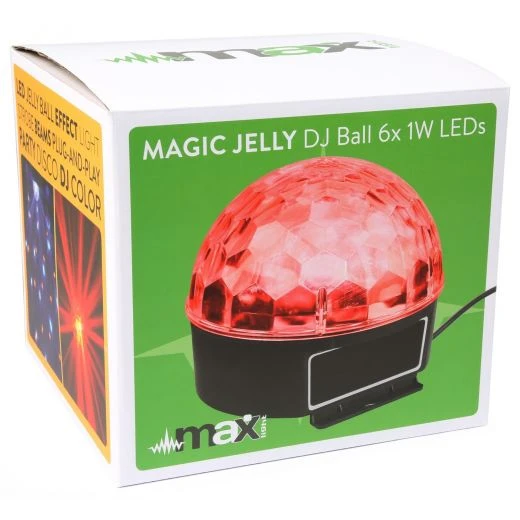 EFFETTO LUCE Max JELLY BALL A LED MULTICOLORE LUCI PSICHEDELICHE CASA PARTY 3 EFFETTO LUCE Max JELLY BALL A LED MULTICOLORE LUCI PSICHEDELICHE CASA PARTY - immagine 3