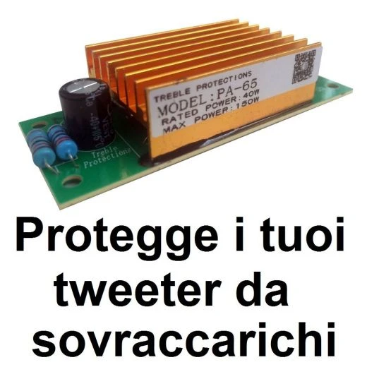 FILTRO PROTETTIVO 150W DA SOVRACCARICO X TWEETER DRIVER X AUTO O CASSE ACUSTICHE 1 FILTRO PROTETTIVO 150W DA SOVRACCARICO X TWEETER DRIVER X AUTO O CASSE ACUSTICHE