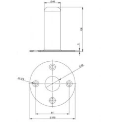 FLANGIA INSERTO ADATTATORE X CASSE ACUSTICHE BICCHIERE X STATIVO IN FERRO 9 FLANGIA INSERTO ADATTATORE X CASSE ACUSTICHE BICCHIERE X STATIVO IN FERRO -Nedis Vendite flangia inserto adattatore x casse acustiche bicchiere x stativo in ferro 4