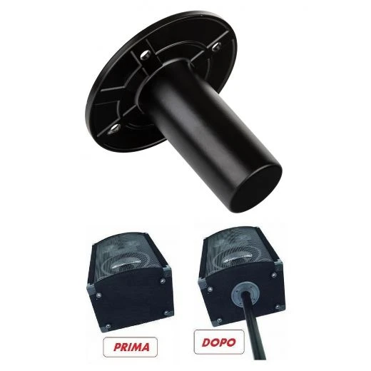 FLANGIA INSERTO ADATTATORE X CASSE ACUSTICHE BICCHIERE X STATIVO Plastica 1 FLANGIA INSERTO ADATTATORE X CASSE ACUSTICHE BICCHIERE X STATIVO Plastica