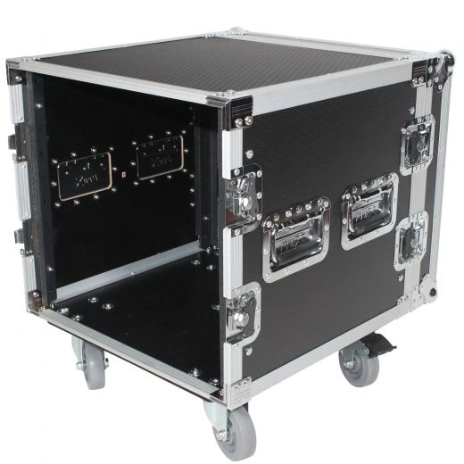 FLIGHT CASE DJ FLIGHTCASE DA PALCO 69 X 69 X 60 Cm CON RUOTE 10U RACK 19" 2 FLIGHT CASE DJ FLIGHTCASE DA PALCO 69 X 69 X 60 Cm CON RUOTE 10U RACK 19" - immagine 2