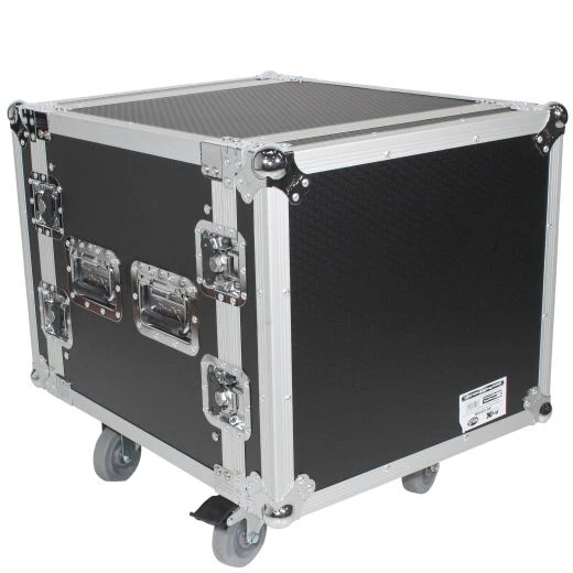 FLIGHT CASE DJ FLIGHTCASE DA PALCO 69 X 69 X 60 Cm CON RUOTE 10U RACK 19" 4 FLIGHT CASE DJ FLIGHTCASE DA PALCO 69 X 69 X 60 Cm CON RUOTE 10U RACK 19" - immagine 4