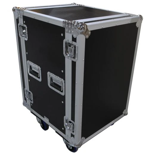 FLIGHT CASE DJ FLIGHTCASE DA PALCO 95 X 69 X 60 Cm CON RUOTE 16U RACK 19" 3 FLIGHT CASE DJ FLIGHTCASE DA PALCO 95 X 69 X 60 Cm CON RUOTE 16U RACK 19" - immagine 3