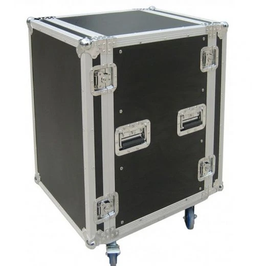 FLIGHT CASE DJ FLIGHTCASE DA PALCO 95 X 69 X 60 Cm CON RUOTE 16U RACK 19" 1 FLIGHT CASE DJ FLIGHTCASE DA PALCO 95 X 69 X 60 Cm CON RUOTE 16U RACK 19"