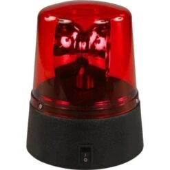 LAMPEGGIANTE A LED POLIZIA LUCE ROSSA DJ PARTY DA CASA (A BATTERIE)
