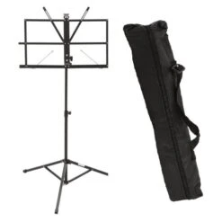 LEGGIO MUSICALE PER SPARTITI PIEGHEVOLE RICHIUDIBILE CON BORSA