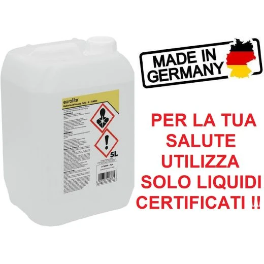 LIQUIDO MACCHINE DEL FUMO NEBBIA MEDIA DENSITA' 5 LT. UNIVERSALE 1 LIQUIDO MACCHINE DEL FUMO NEBBIA MEDIA DENSITA' 5 LT. UNIVERSALE