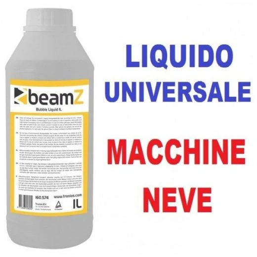 LIQUIDO UNIVERSALE PER MACCHINE NEVE SCHIUMA GHIACCIO 1 LITRO 1 LIQUIDO UNIVERSALE PER MACCHINE NEVE SCHIUMA GHIACCIO 1 LITRO