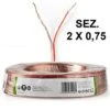 Nedis MATASSA CAVO PIATTINA Cca 15 MT. 2 X 0,75 MM BOBINA FILO ALTOPARLANTI CASSE ACUSTICHE