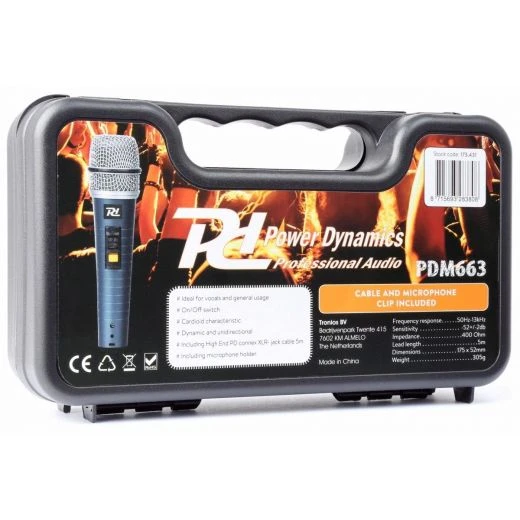 MICROFONO CON FILO PROFESSIONALE PDM663 PER LIVE PIANOBAR KARAOKE Art. 173431 3 MICROFONO CON FILO PROFESSIONALE PDM663 PER LIVE PIANOBAR KARAOKE Art. 173431 - immagine 3