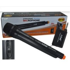 MICROFONO WIRELESS PORTATILE KARAOKE USO DOMESTICO AMATORIALE