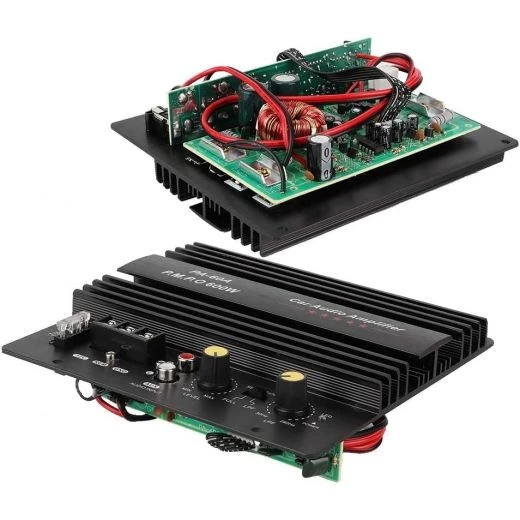 MODULO AMPLIFICATO AMPLIFICATORE DIGITALE DA INCASSO AUTO SUBWOOFER 12V 600W MAX 3 MODULO AMPLIFICATO AMPLIFICATORE DIGITALE DA INCASSO AUTO SUBWOOFER 12V 600W MAX - immagine 3