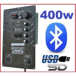 MODULO AMPLIFICATORE PANNELLO 400W RICAMBIO CASSE ACUSTICHE CON BLUETOOTH USB-SD-ECHO
