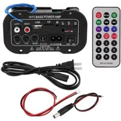 Nedis Vendite 6 MODULO AMPLIFICATORE PANNELLO RICAMBIO CASSE ACUSTICHE AUTO BLUETOOTH USB-SD